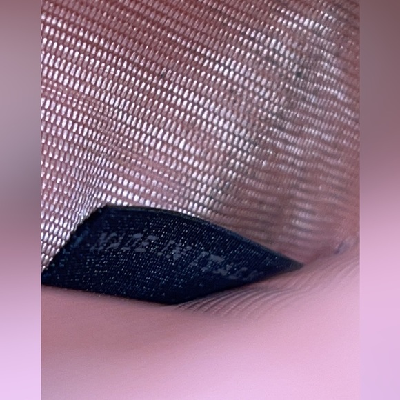 Prada Light Pink Bow Saffiano Wallet - Picture 12 of 15